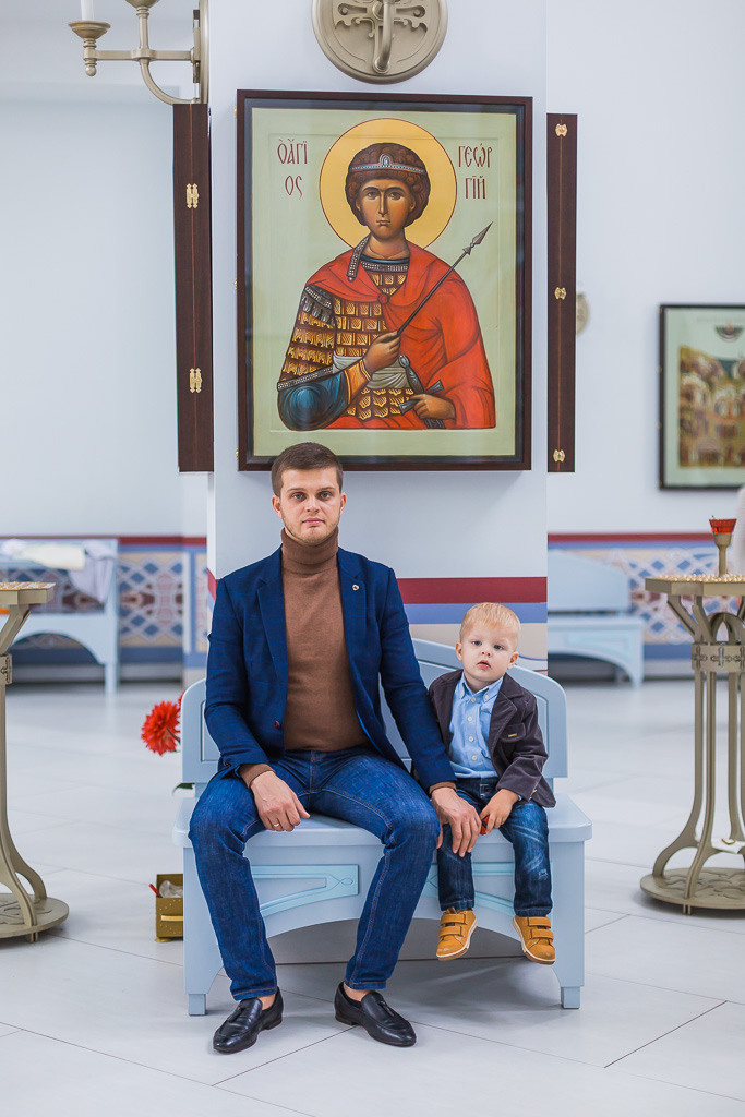 Крещение Дмитрия. Семейный фотограф Николаева Ольга