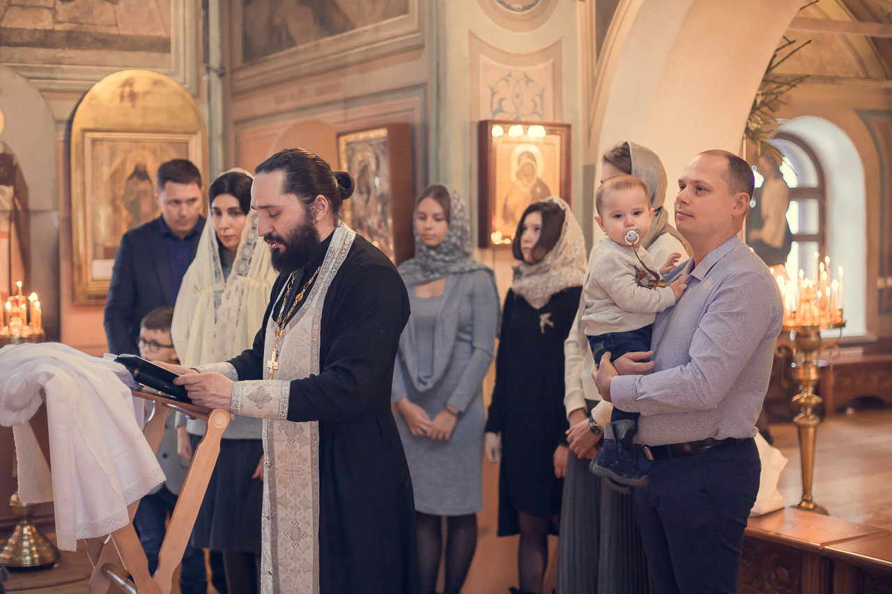 Крещение Романа. Семейный фотограф Николаева Ольга