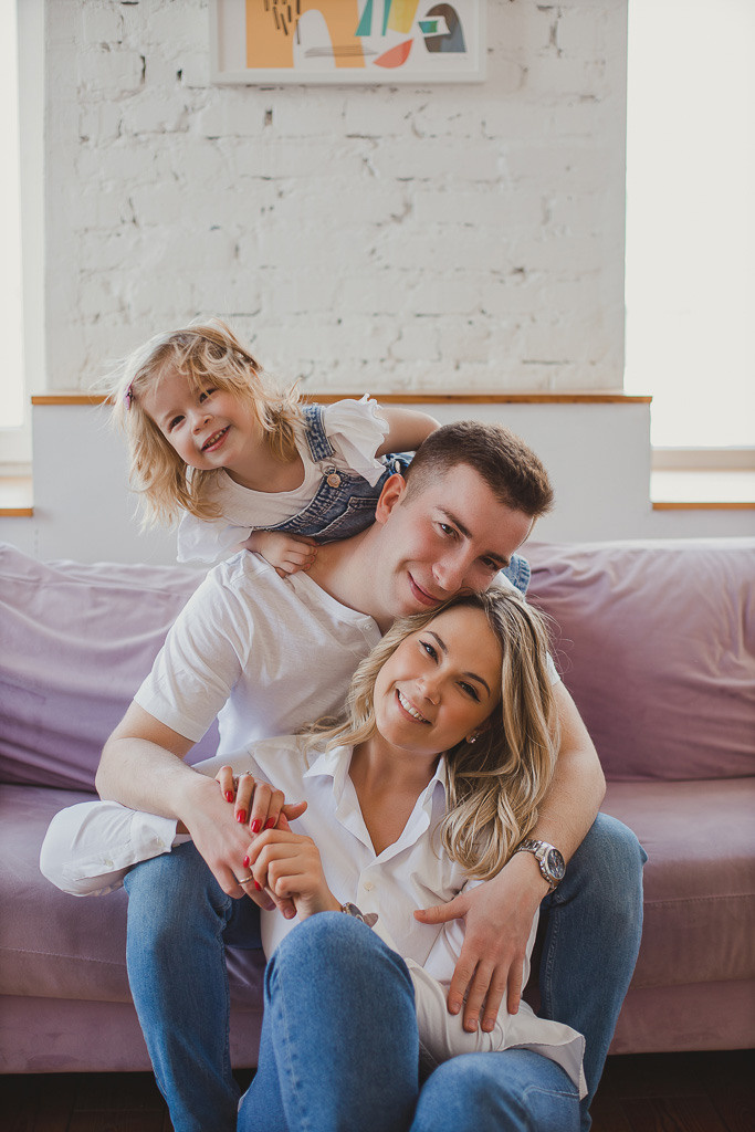 Николай, Ольга, Ксения. Семейный фотограф Николаева Ольга