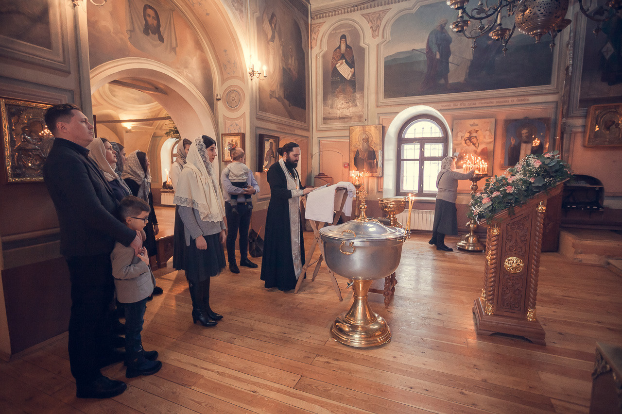 Крещение Романа. Семейный фотограф Николаева Ольга