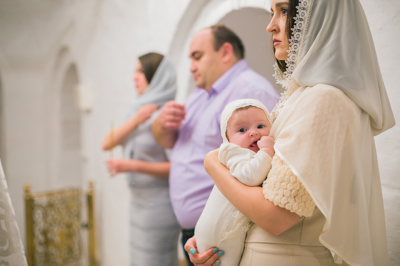 Крещение Елизаветы. Семейный фотограф Николаева Ольга