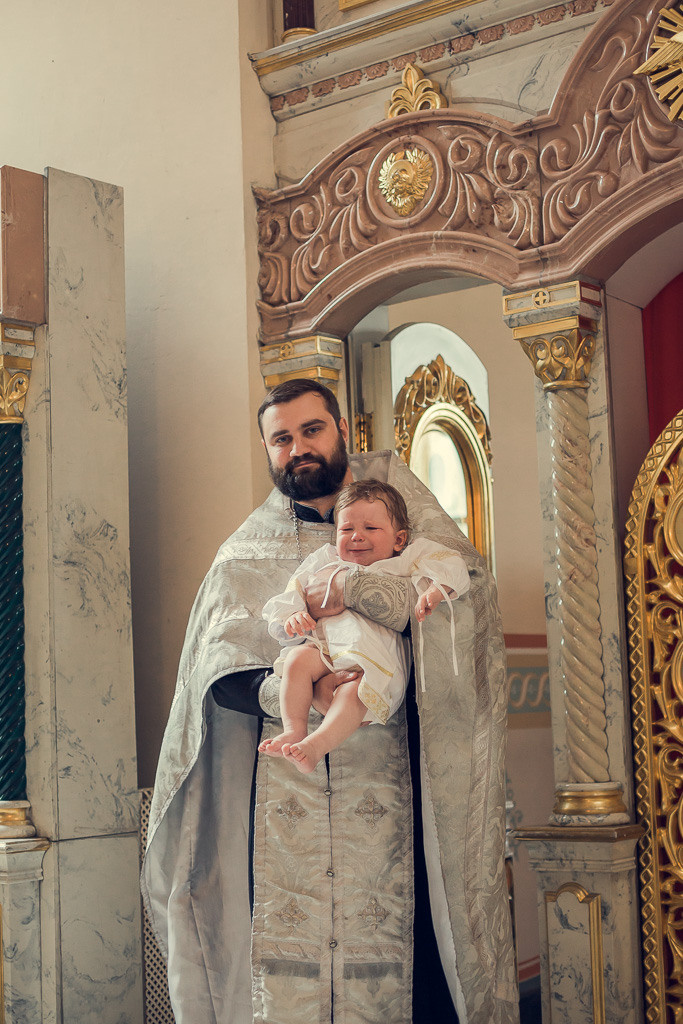 Крещение Георгия. Семейный фотограф Николаева Ольга