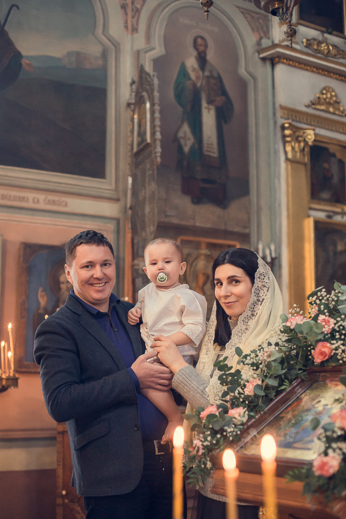 Крещение Романа. Семейный фотограф Николаева Ольга