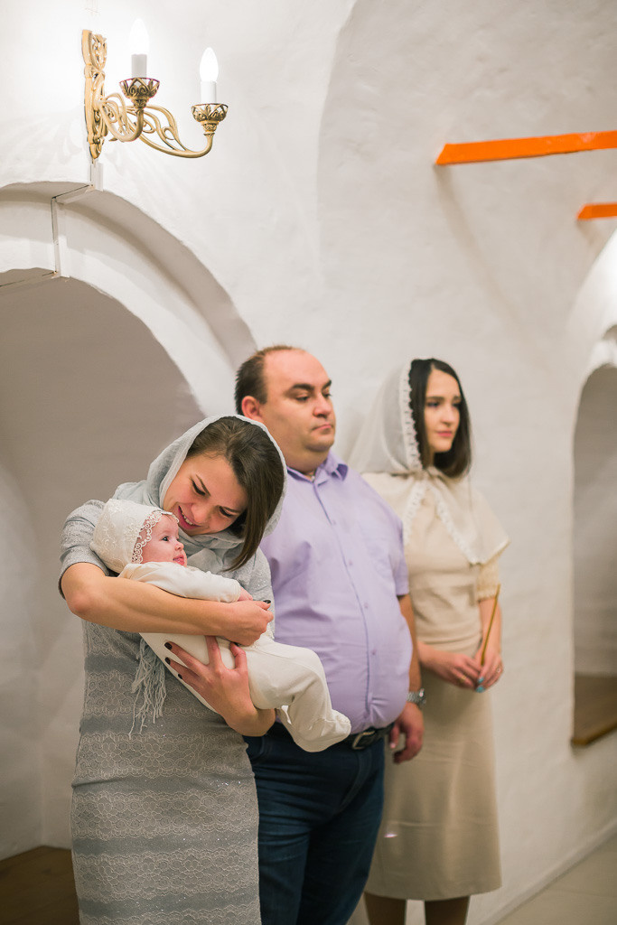 Крещение Елизаветы. Семейный фотограф Николаева Ольга