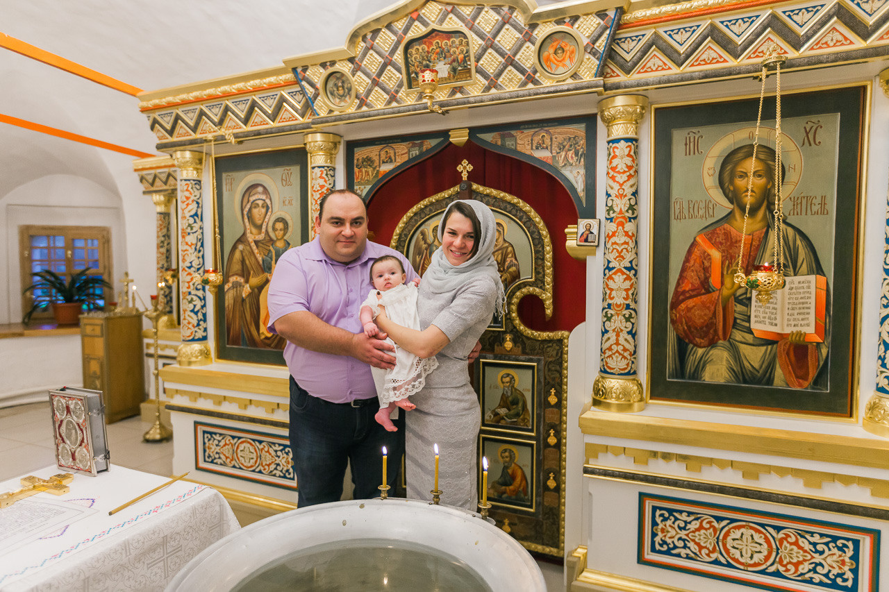 Крещение Елизаветы. Семейный фотограф Николаева Ольга