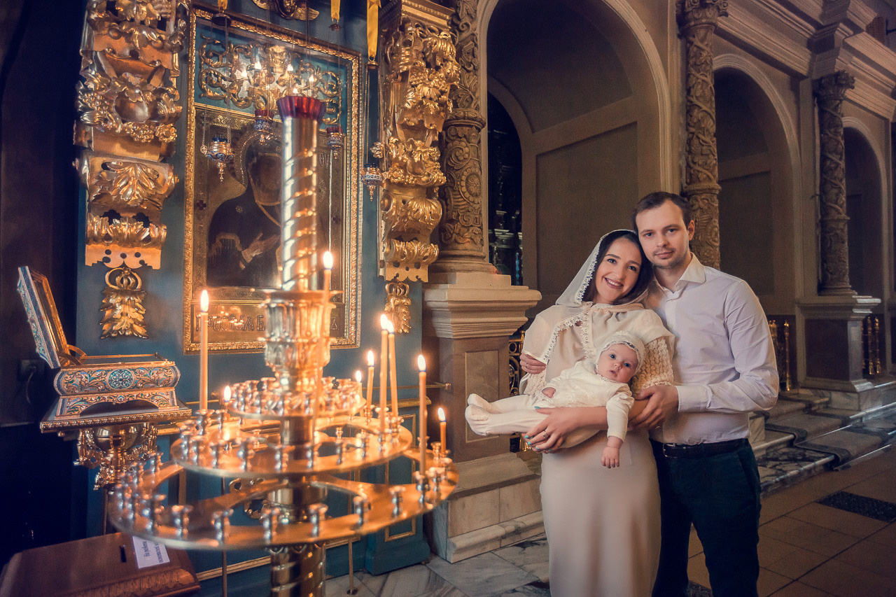 Крещение Елизаветы. Семейный фотограф Николаева Ольга
