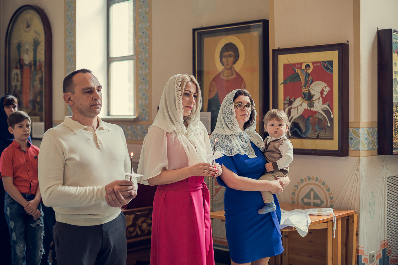 Крещение Георгия. Семейный фотограф Николаева Ольга