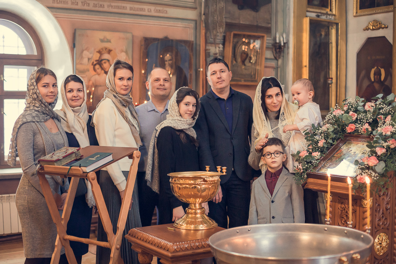 Крещение Романа. Семейный фотограф Николаева Ольга