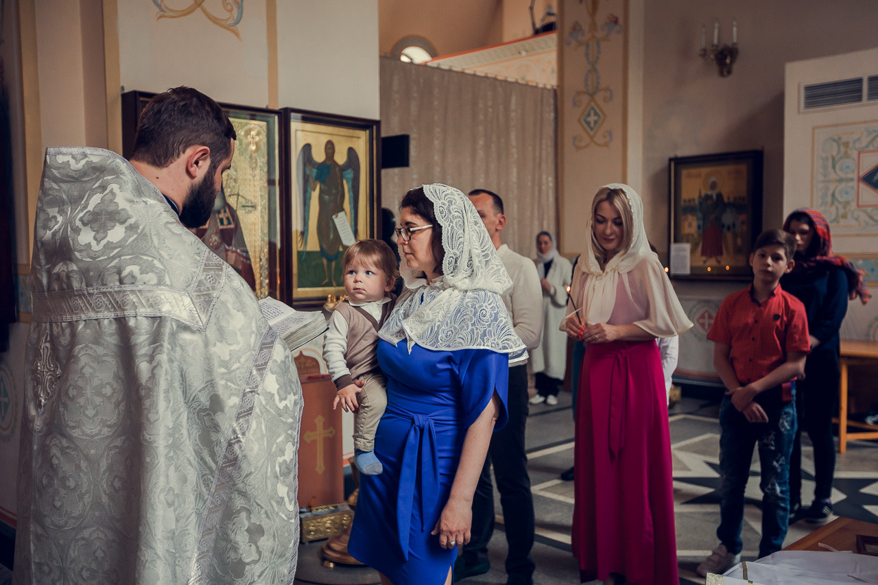 Крещение Георгия. Семейный фотограф Николаева Ольга