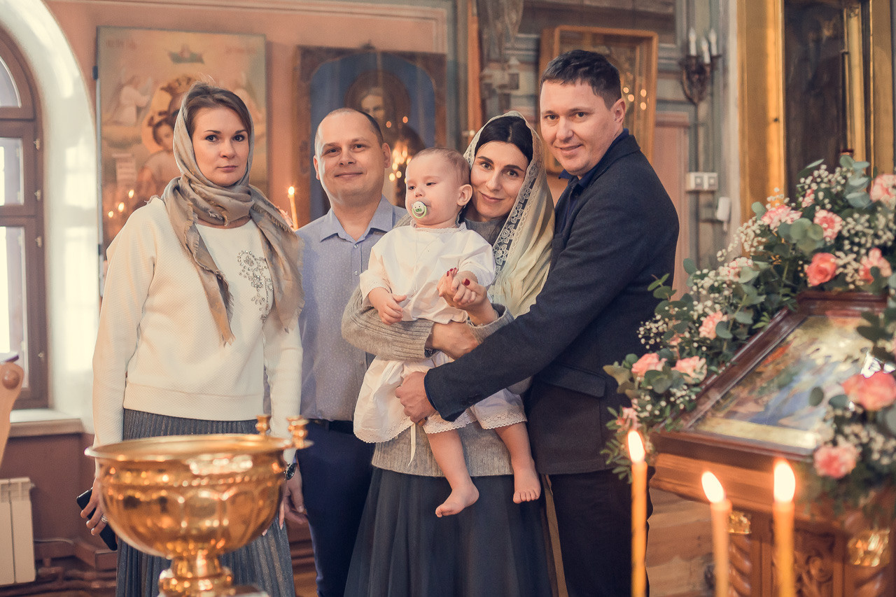 Крещение Романа. Семейный фотограф Николаева Ольга