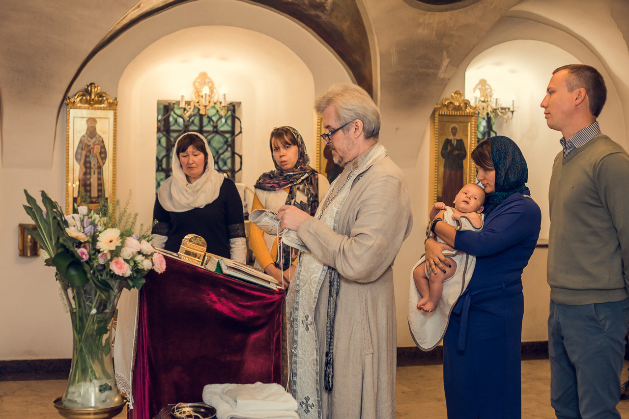 Крещение Александра. Семейный фотограф Николаева Ольга