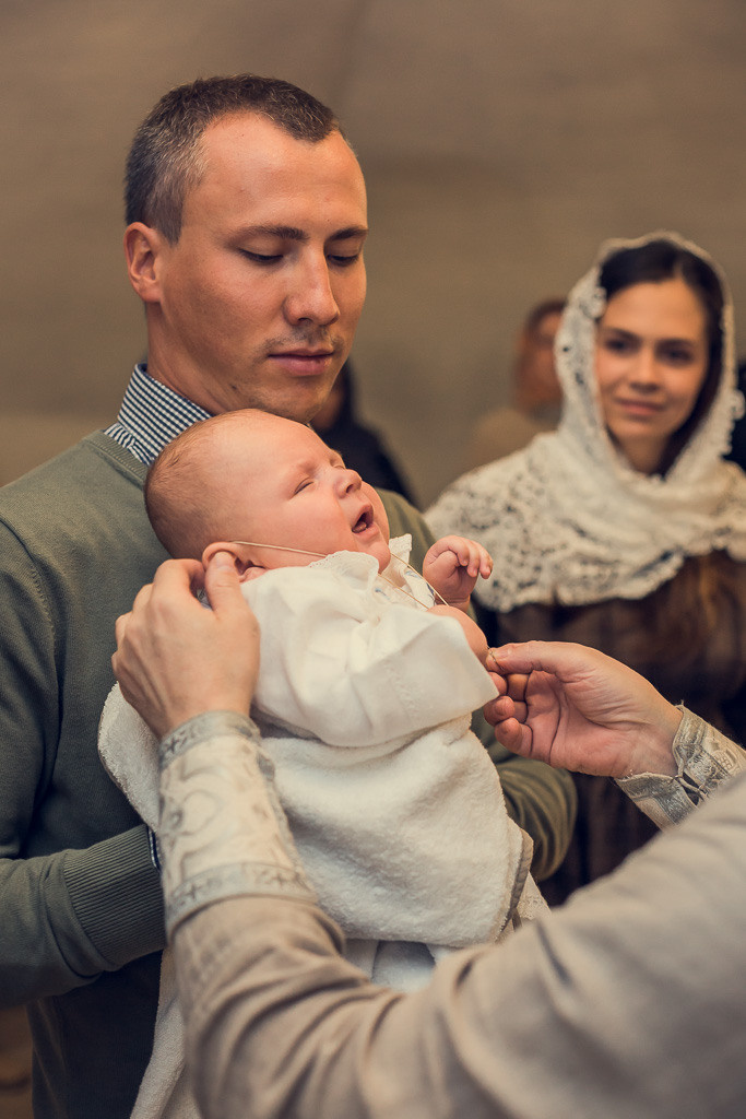 Крещение Александра. Семейный фотограф Николаева Ольга