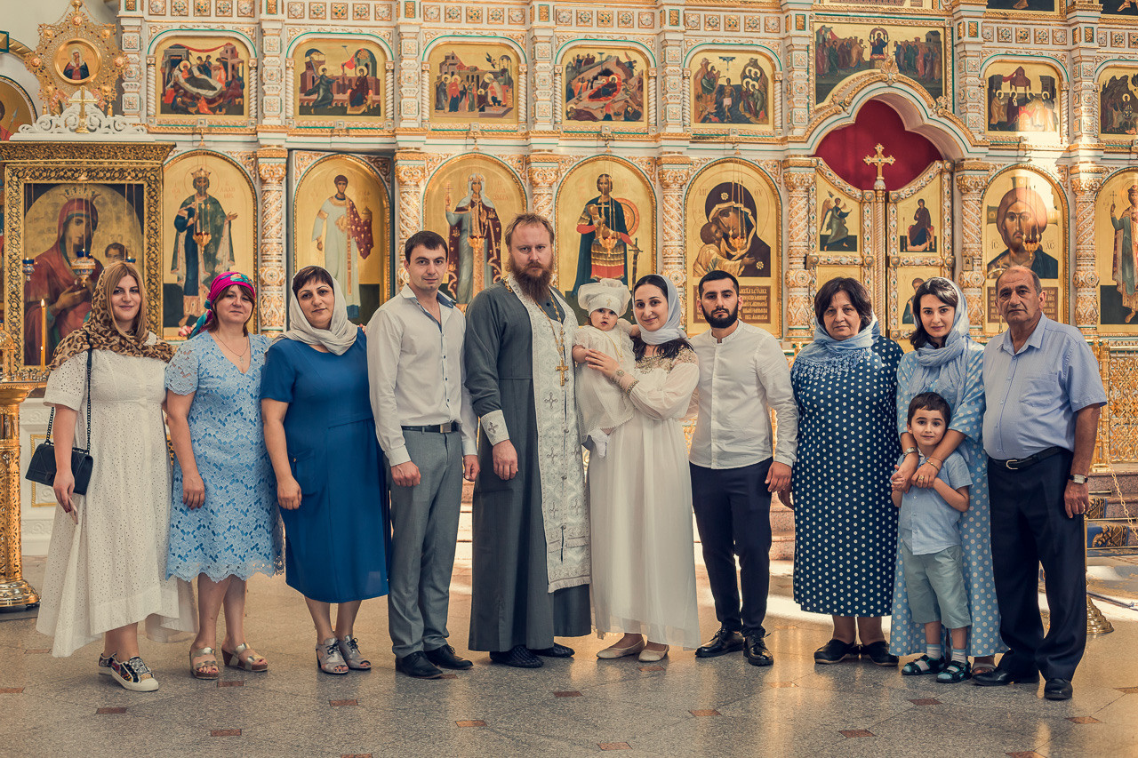 Крещение Мелиссы. Семейный фотограф Николаева Ольга