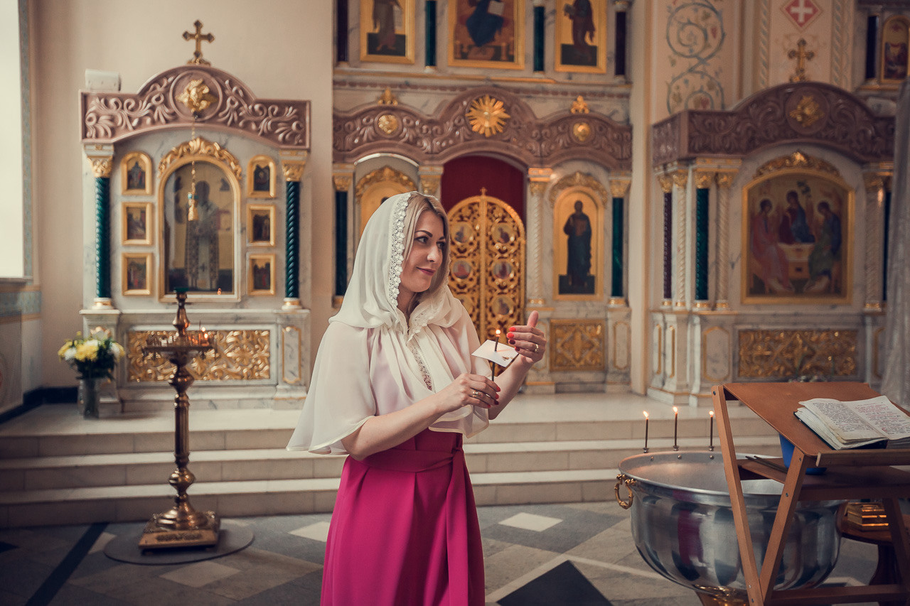 Крещение Георгия. Семейный фотограф Николаева Ольга