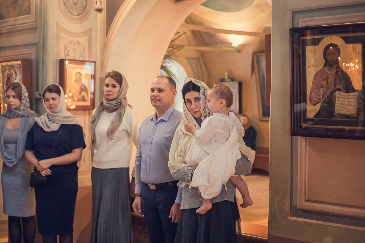 Крещение Романа. Семейный фотограф Николаева Ольга