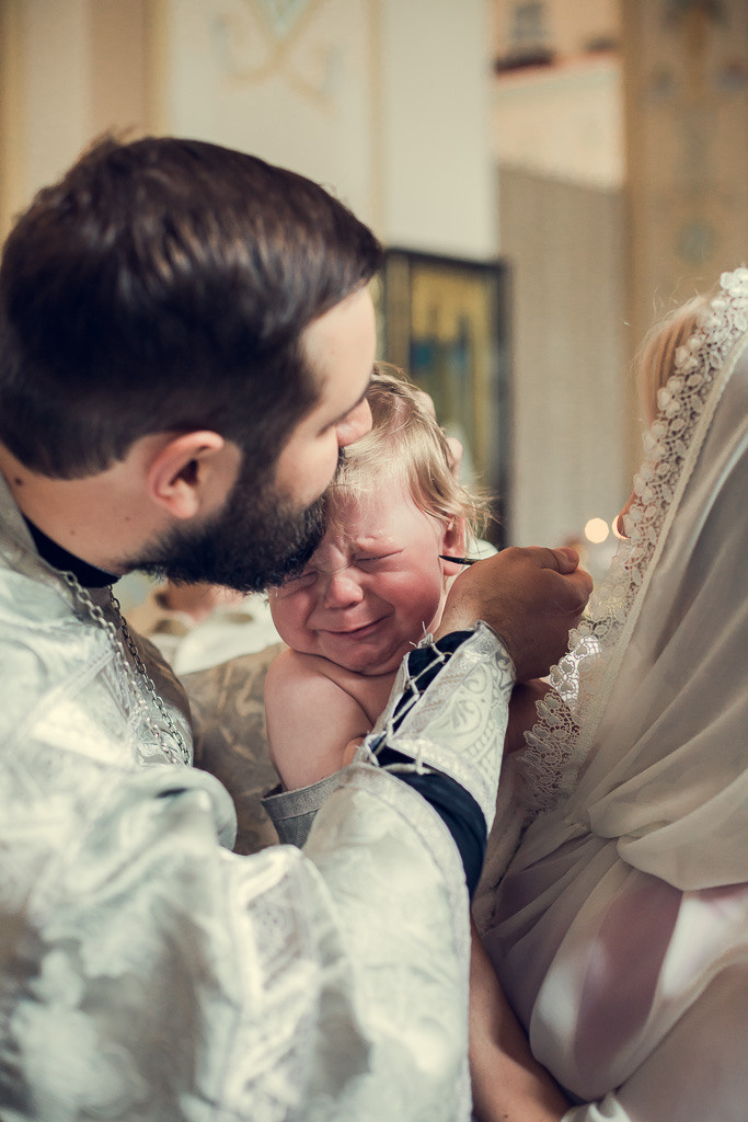 Крещение Георгия. Семейный фотограф Николаева Ольга