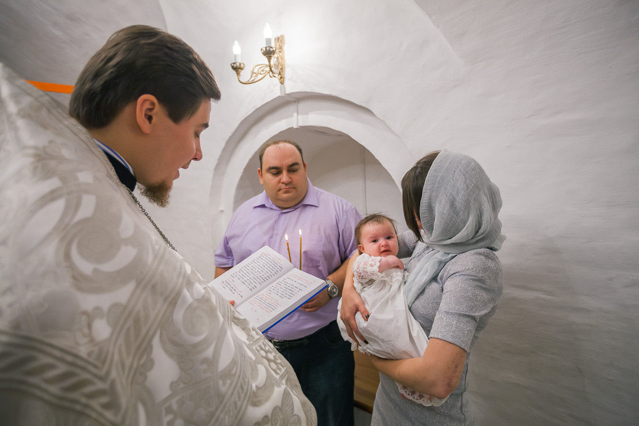 Крещение Елизаветы. Семейный фотограф Николаева Ольга