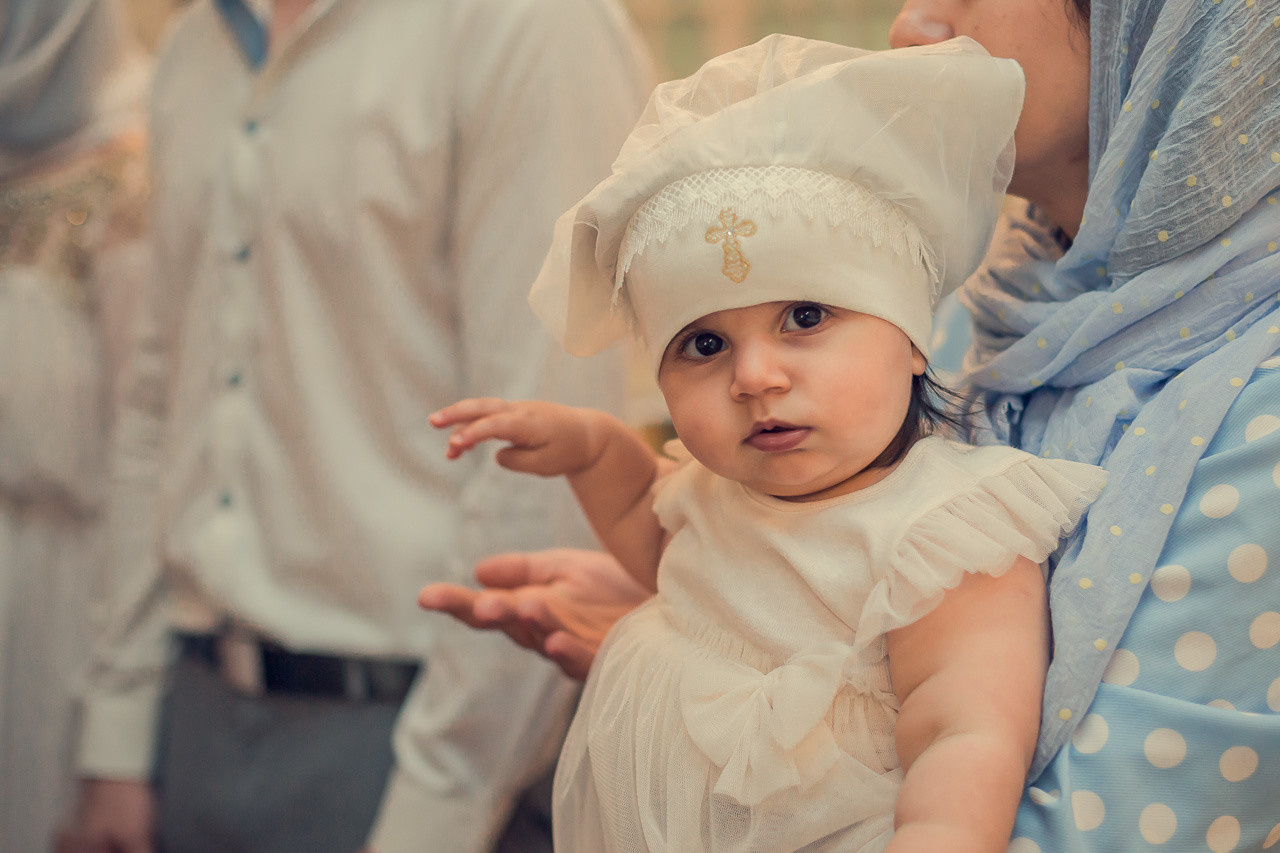 Крещение Мелиссы. Семейный фотограф Николаева Ольга