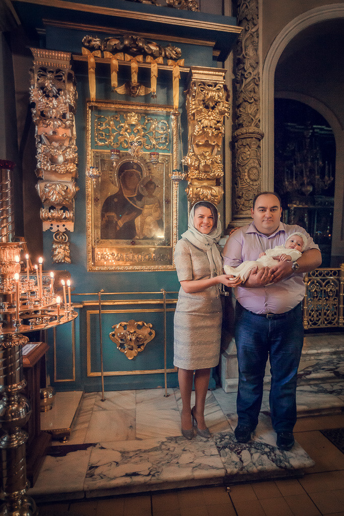 Крещение Елизаветы. Семейный фотограф Николаева Ольга