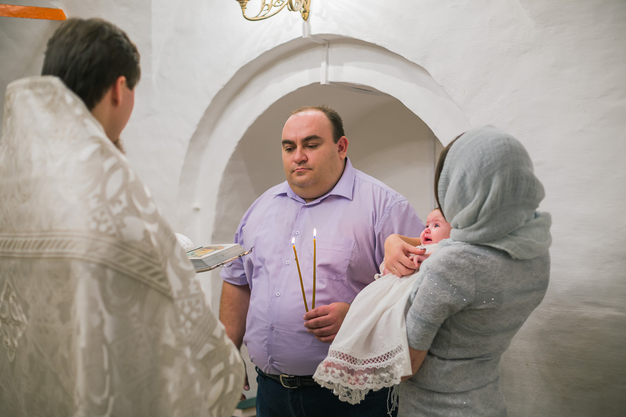 Крещение Елизаветы. Семейный фотограф Николаева Ольга