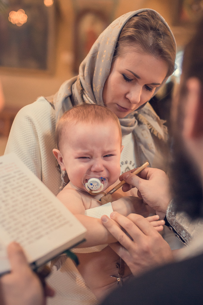 Крещение Романа. Семейный фотограф Николаева Ольга