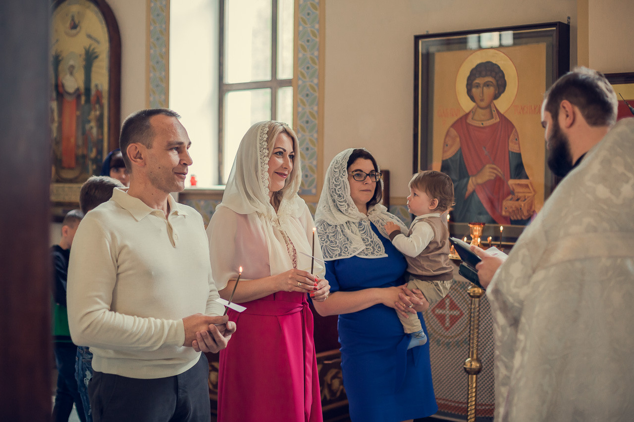 Крещение Георгия. Семейный фотограф Николаева Ольга