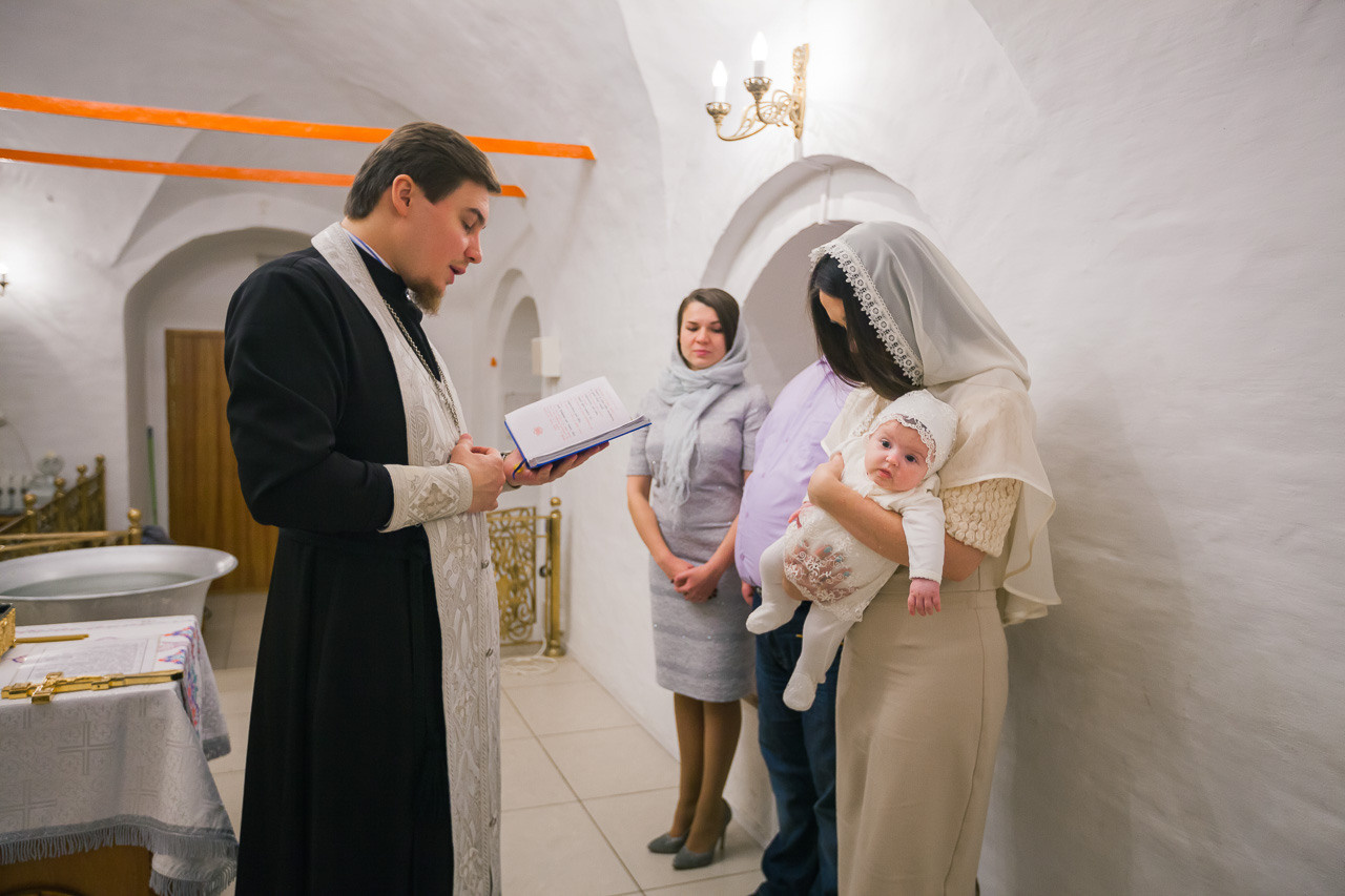 Крещение Елизаветы. Семейный фотограф Николаева Ольга