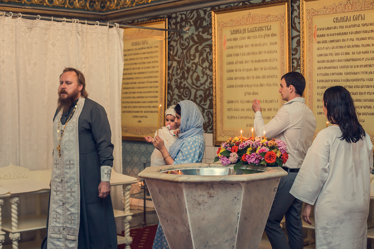 Крещение Мелиссы. Семейный фотограф Николаева Ольга