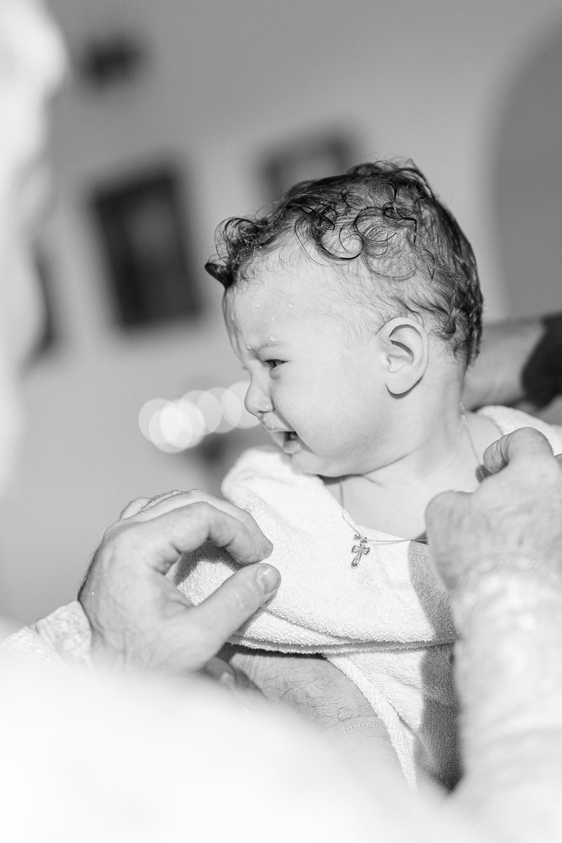 — Таинство Крещения (Чёрно-белый). Детский и семейный фотограф Домодедово