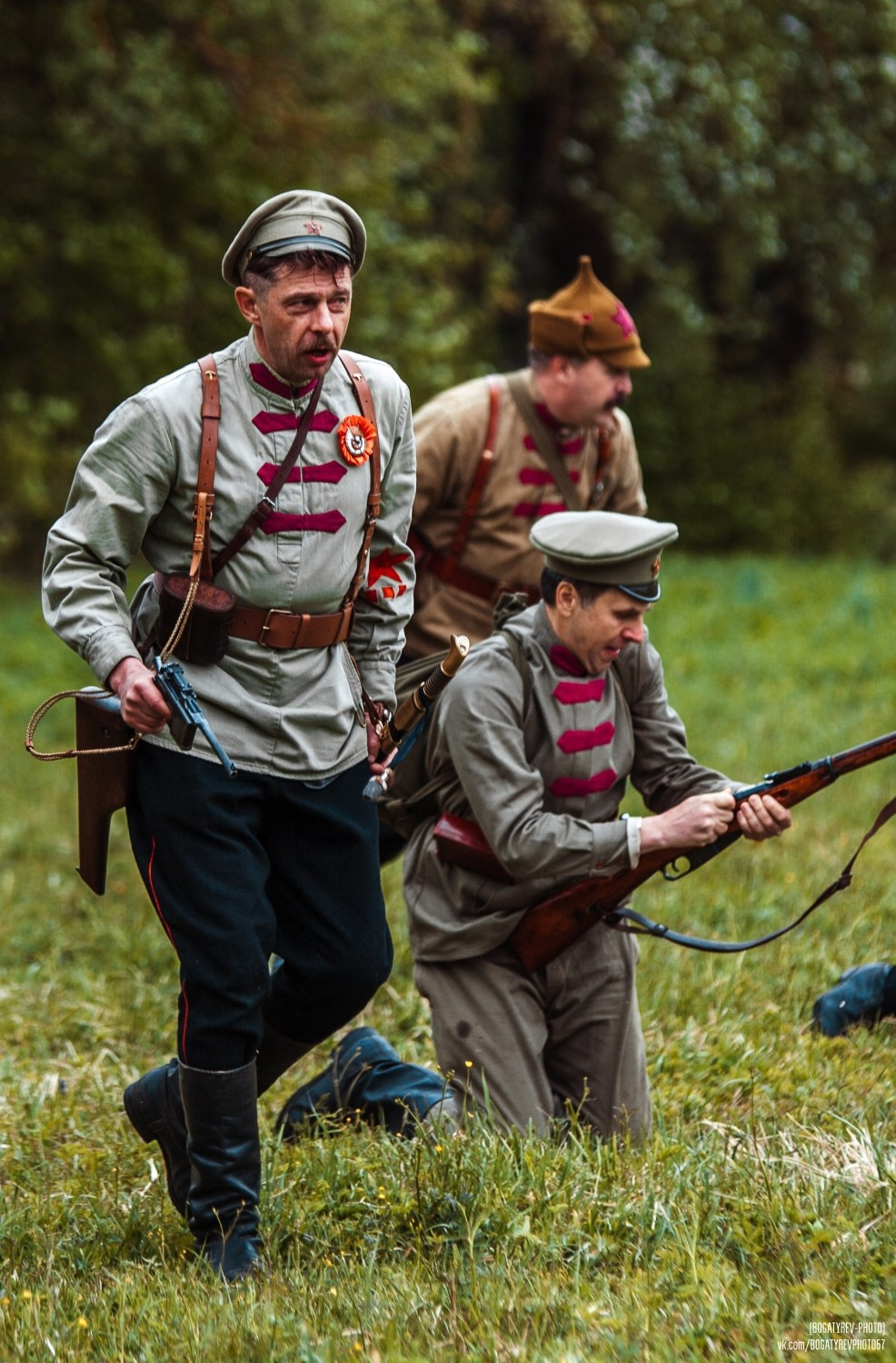 Реконструкция гражданской войны в Полотняном заводе. Профессиональный фотограф в Мценске и Орловской области