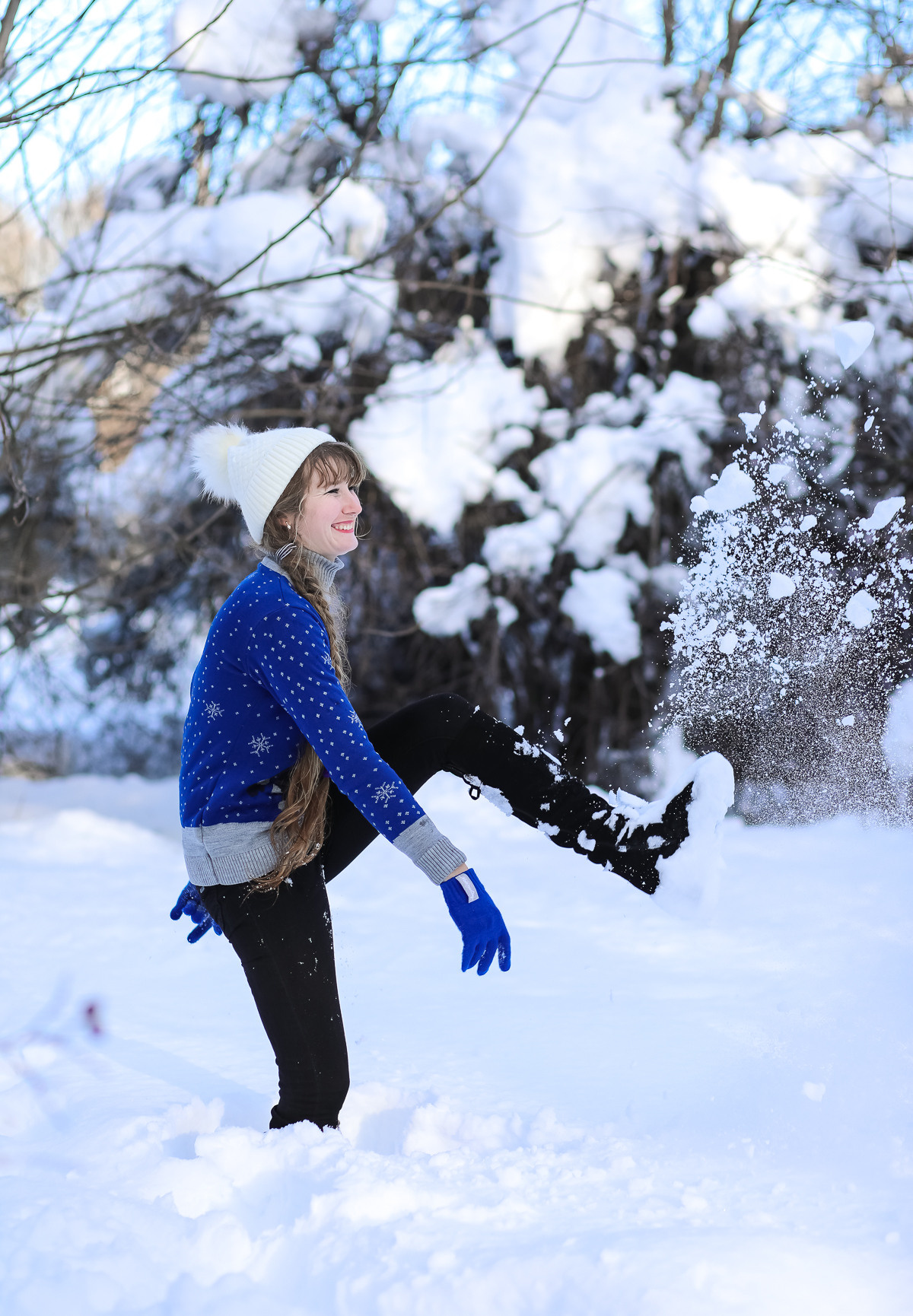 Зимняя фотопрогулка со Светланой. Ботанический сад. Сценический и портретный фотограф Галина Макарова