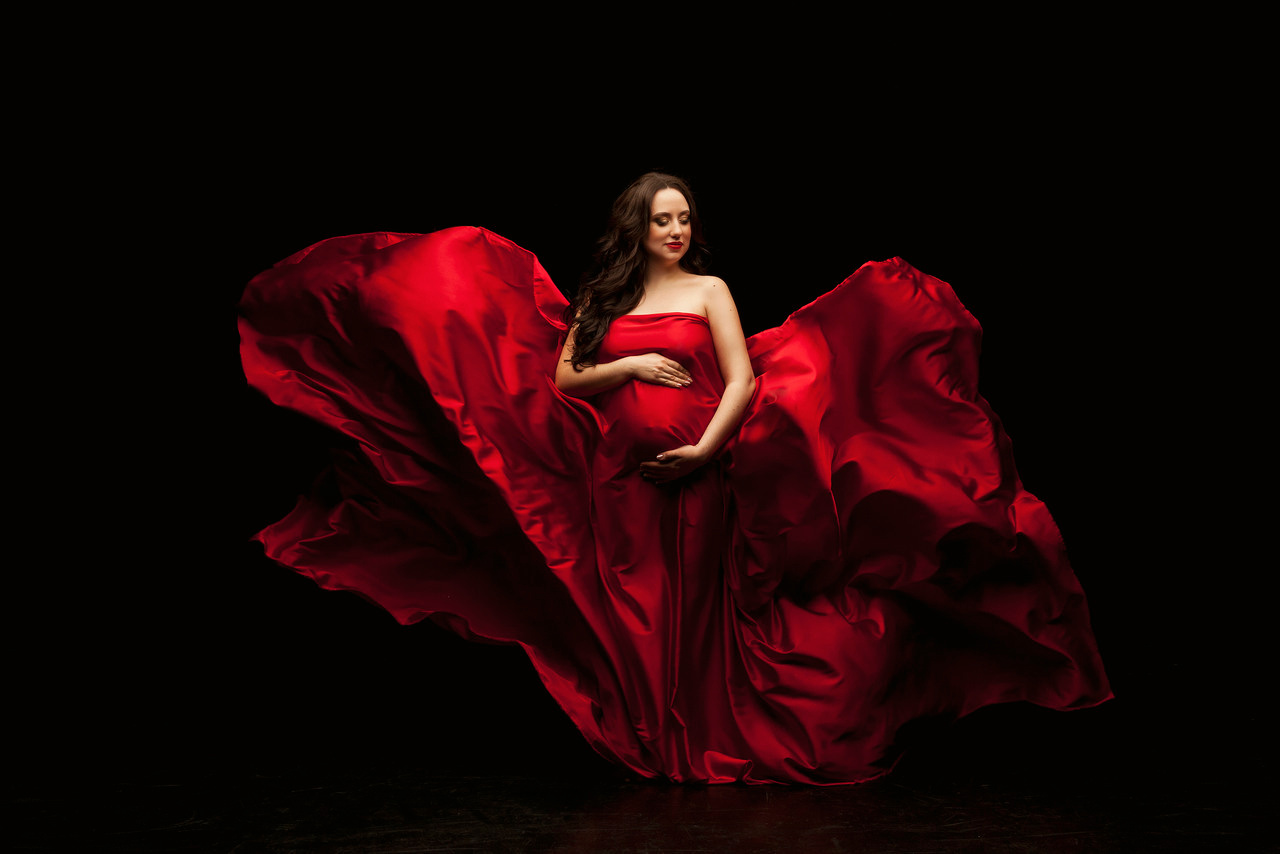 Красный шелк