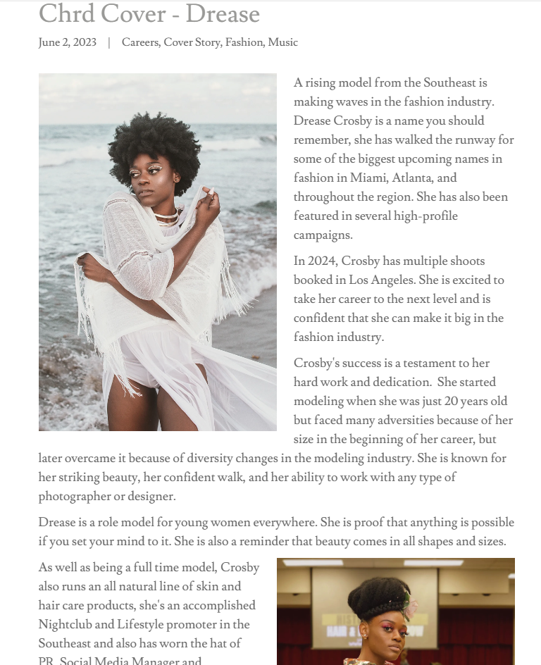 CHRD magazine. Delray Beach Photographer