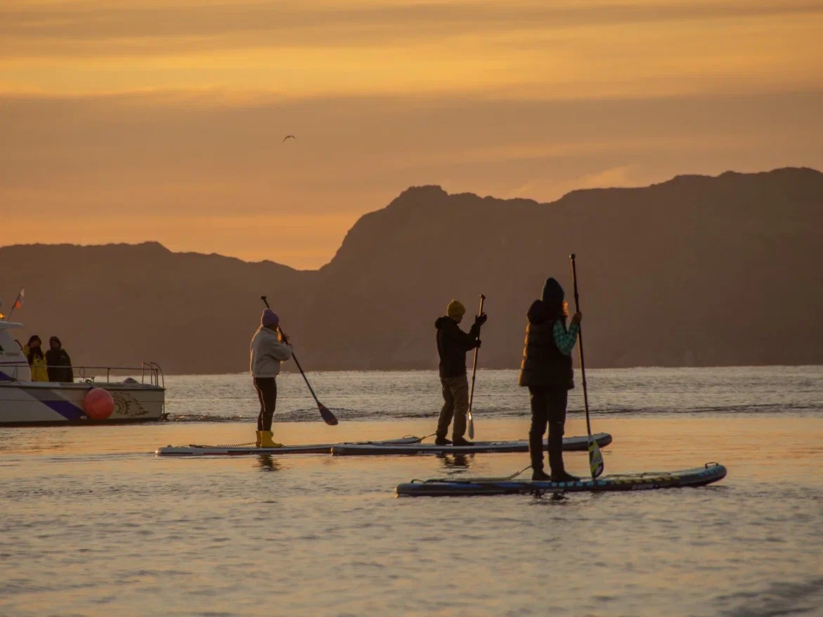 SUP на закате. Abakumova Viktoria