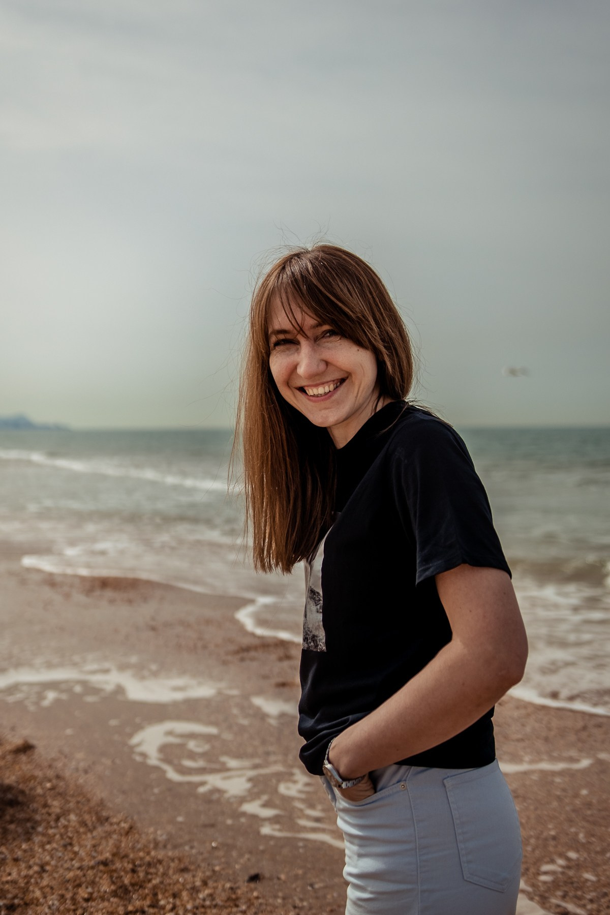 Катя с девочками — утро на пляже. Семейный фотограф Новороссийск, Анапа, Геленджик — Юлия Давыдова