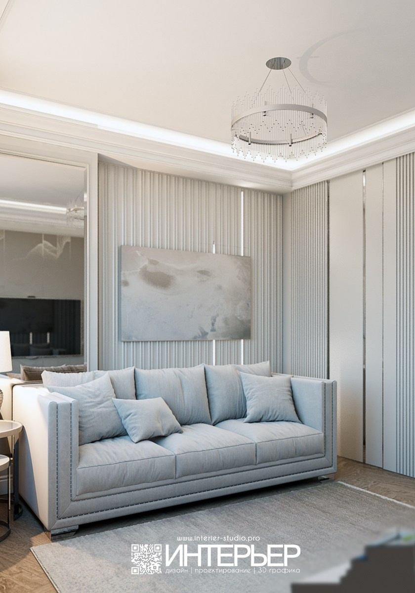 Дизайн-проект квартиры в ЖК на ул. Дзержинского г. Кисловодск. Дизайн интерьера, 3D визуализация и 3D моделирование. Создание проектов и чертежей. КМВ: Кисловодск, Пятигорск, Ессентуки и удаленно