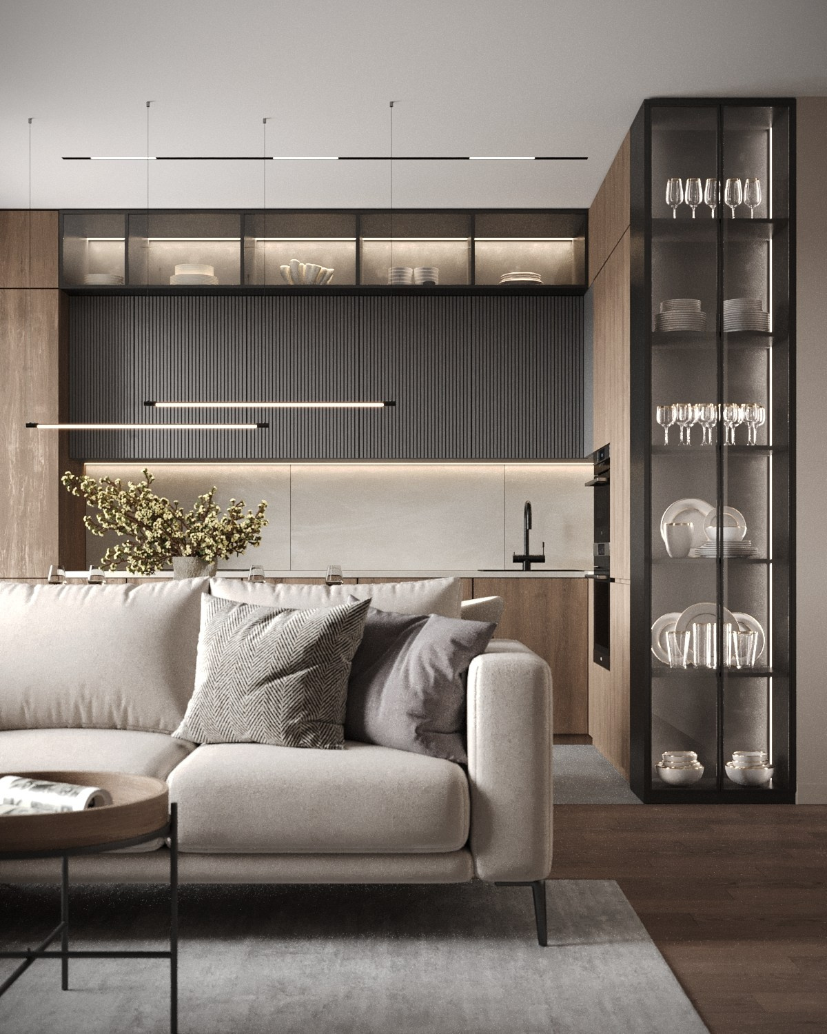 ЖК ЗилАрт 71, 62 кв.м. Kod Interiors | Дизайнер интерьеров Кораблина Кристина