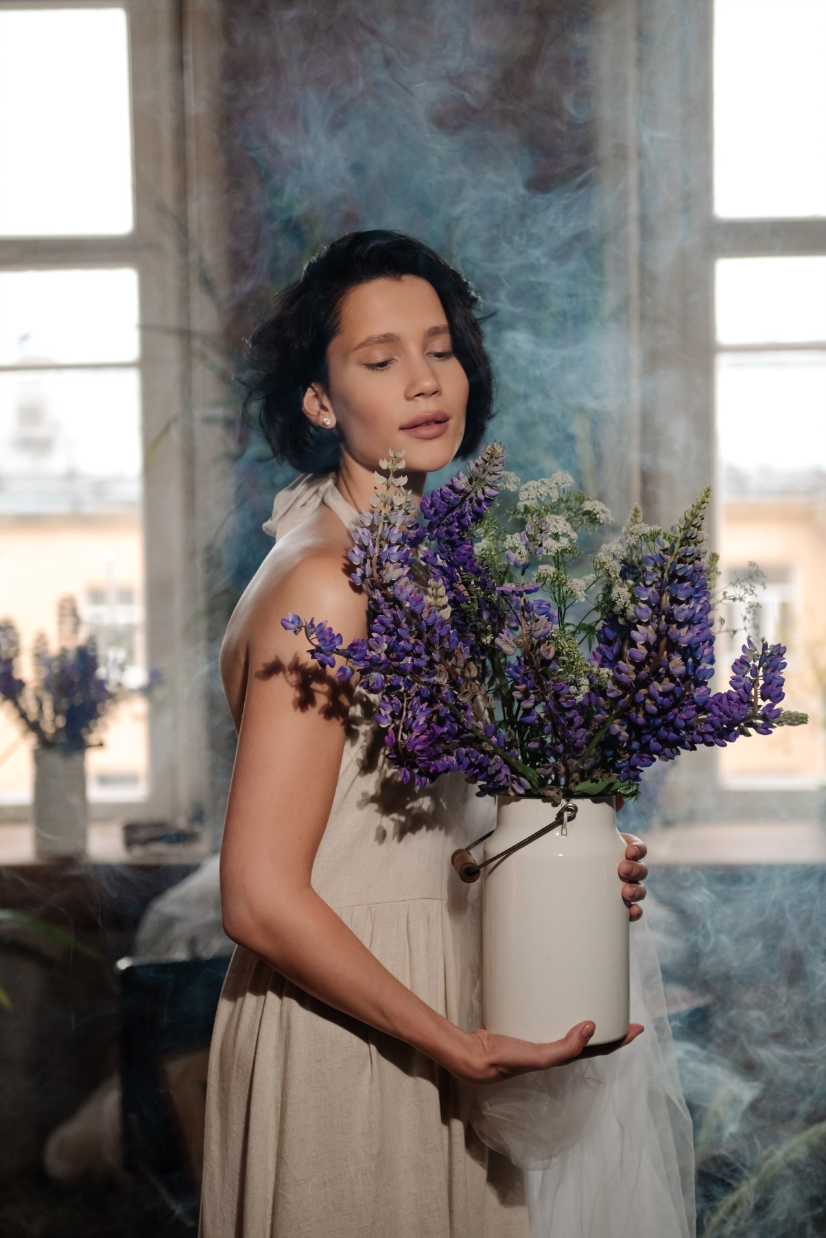 Индивидуальная. С люпинами. Свадебный и сеейный фотограф в Санкт-Петербурге Елена Худякова