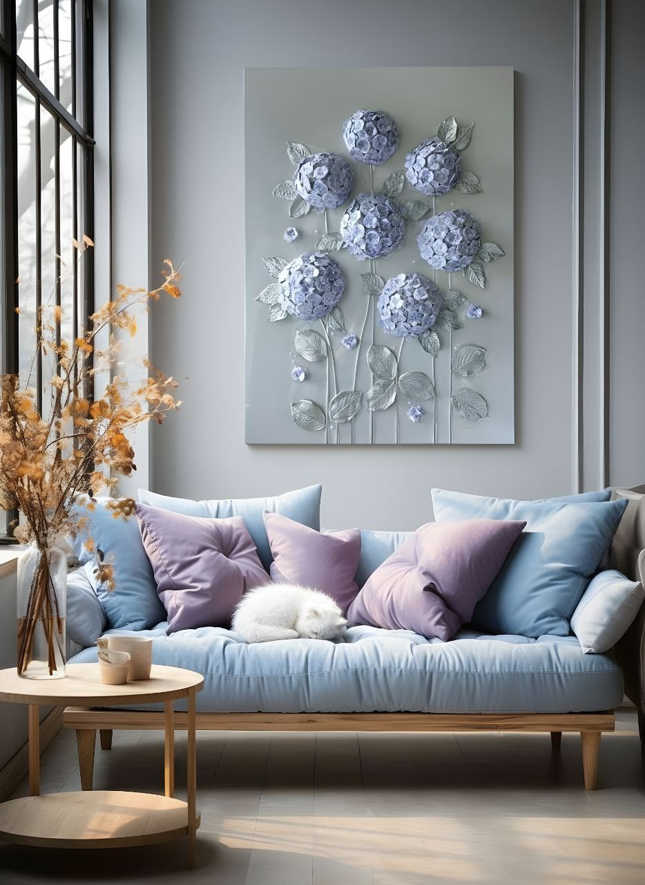 Сиреневый туман. Художник