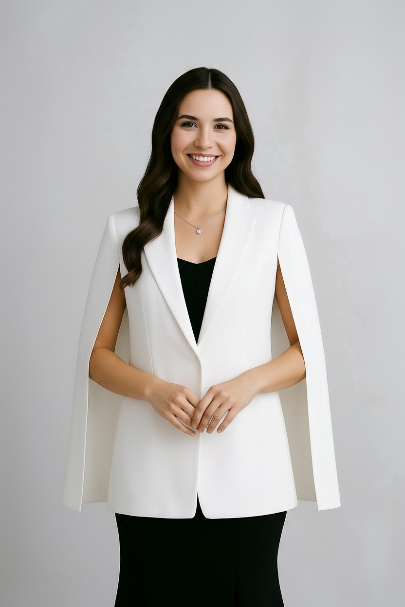 Пиджак белый, размер 44