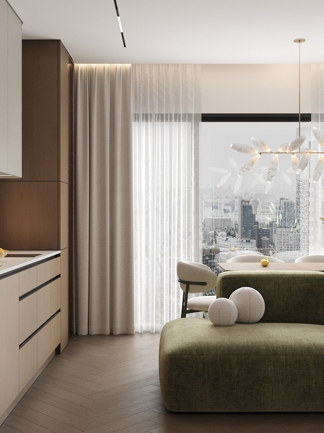 ЖК City Bay, г. Москва. Студия дизайна интерьера в Москве T.Art Design