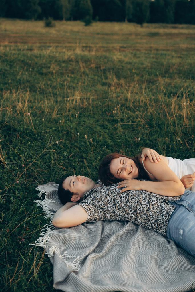 Воздушный змей, закат, любимые рядом. Свадебный и семейный фотограф Оля Сугробчик. Арзамас, Нижний Новгород и область