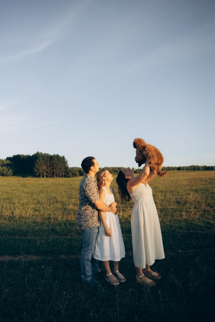 Воздушный змей, закат, любимые рядом. Свадебный и семейный фотограф Оля Сугробчик. Арзамас, Нижний Новгород и область