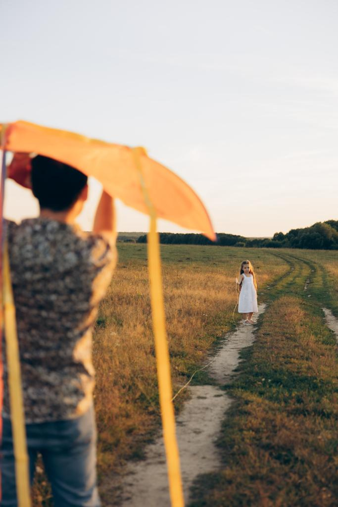 Воздушный змей, закат, любимые рядом. Свадебный и семейный фотограф Оля Сугробчик. Арзамас, Нижний Новгород и область