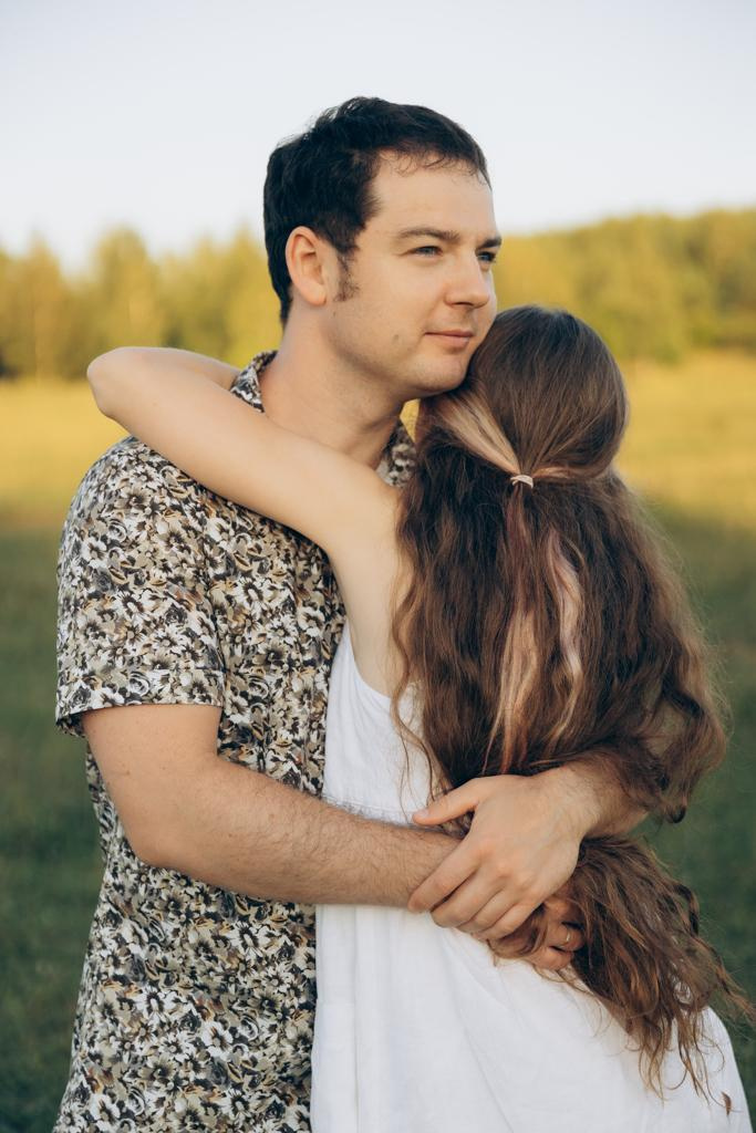 Воздушный змей, закат, любимые рядом. Свадебный и семейный фотограф Оля Сугробчик. Арзамас, Нижний Новгород и область