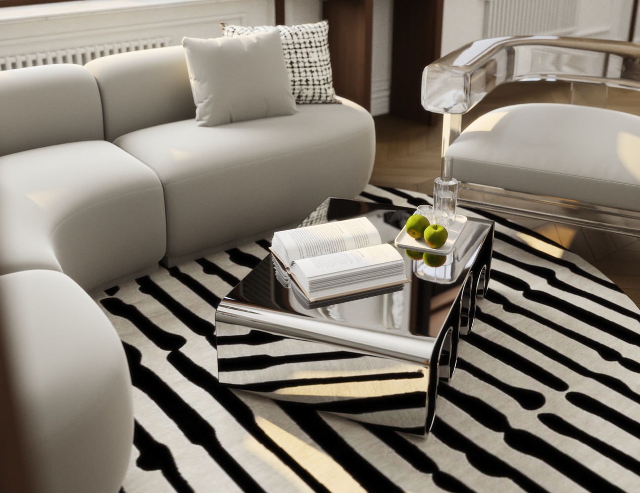 Г. Москва 2-комнатная квартира 65 кв. м. Дизайнер интерьеров г. Москва Ольга Богданова