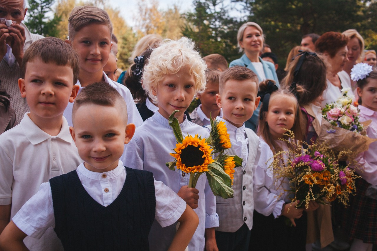 1 сентября в «Квадратике». Семейный фотограф во Всеволожске и Санкт-Петербурге Юлия Капустина