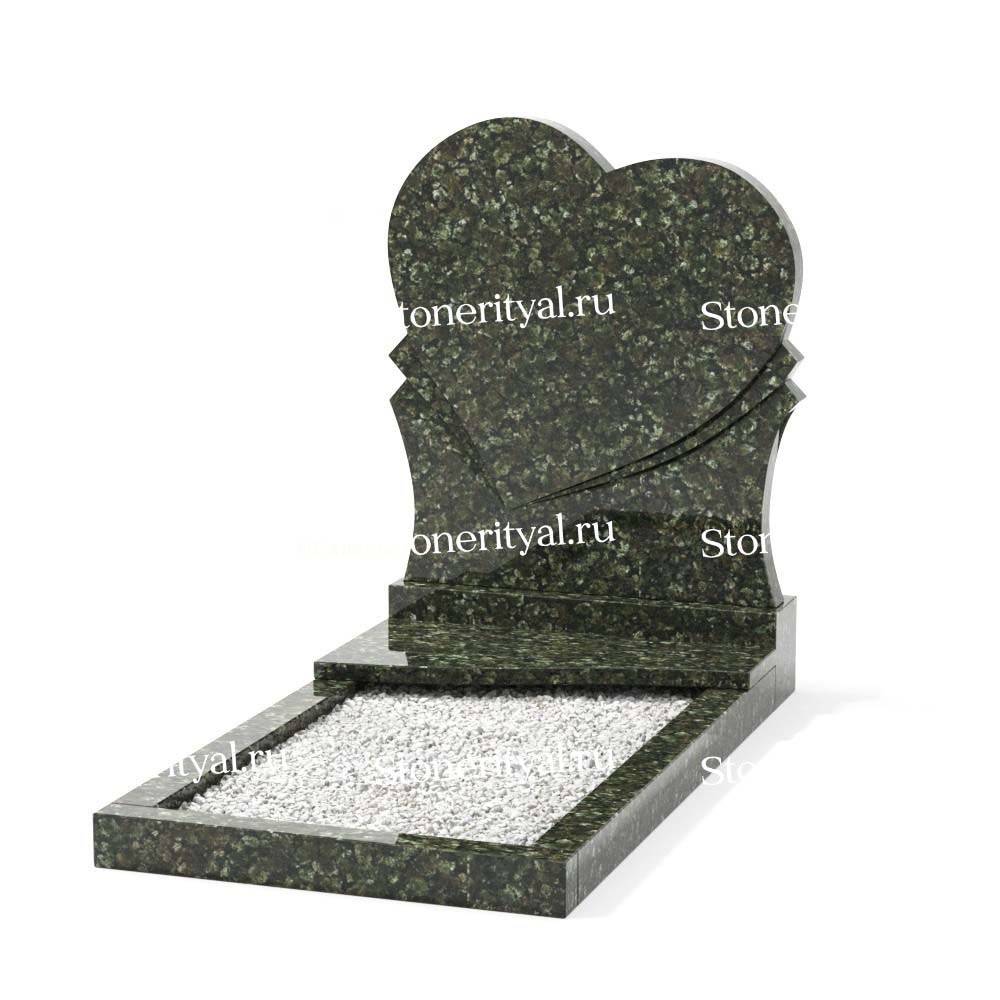 Комбинированные памятники на одного. Изготовление и установка памятников в Москве и МО