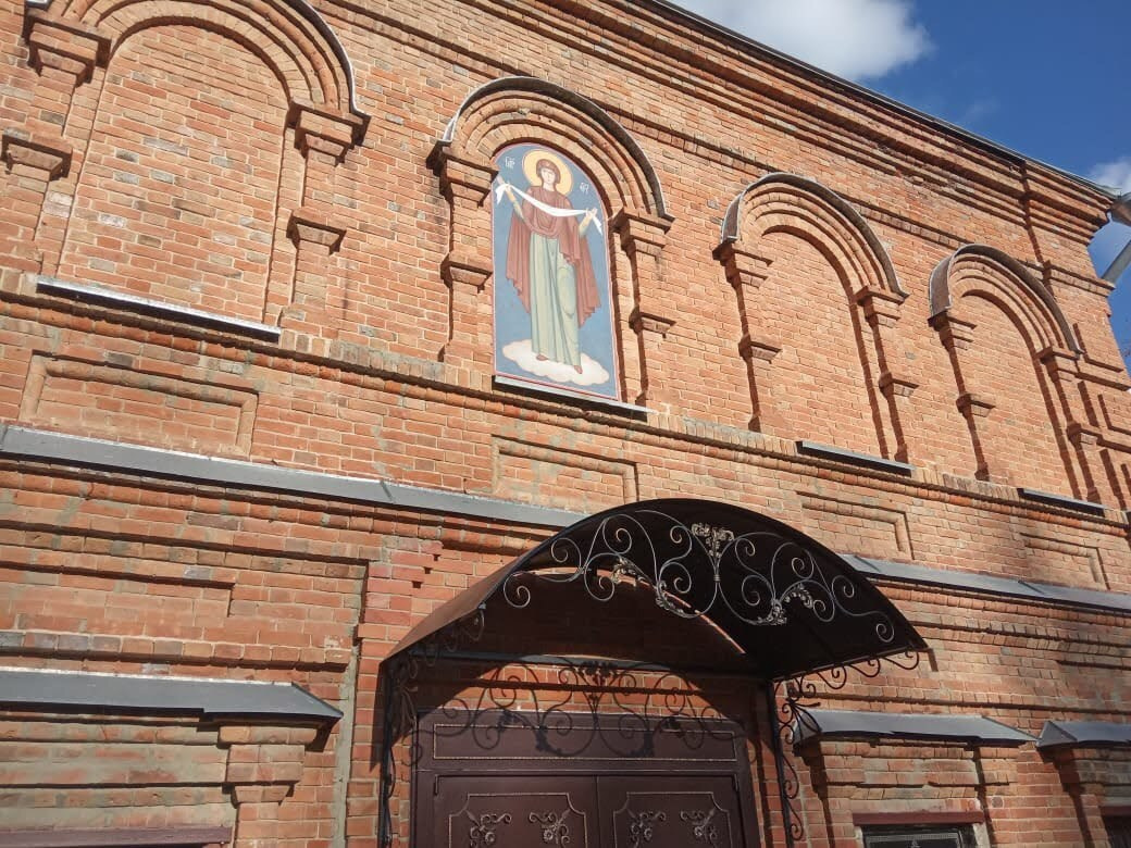 Храм Покров Пресвятой Богородицы. г. Сенгилей, Ульяновской обл. 2021 г. Авт. С. Акотчик. МАГДАЛИНА — мастерская церковного искусства