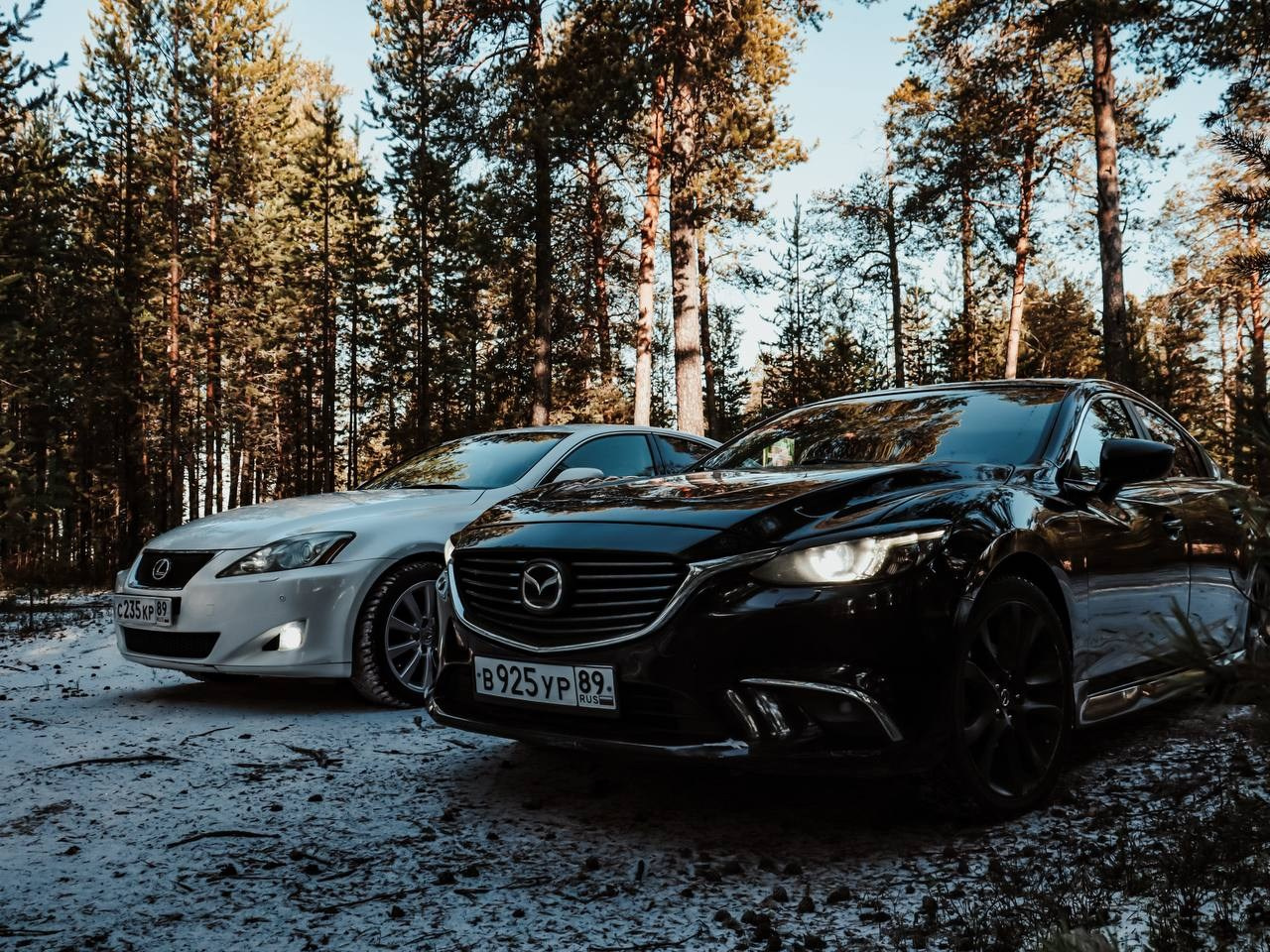 Фотосессия «Тандем инь‑ян: Mazda & Lexus». Душевный фотограф в Ноябрьске